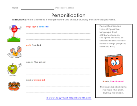 Sentence Worksheet