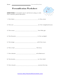 Placement Worksheet