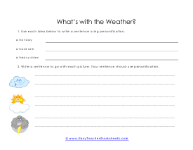 Weather Worksheet