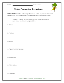 Language Worksheets