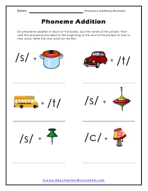 Addition Worksheet