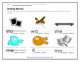 End It Worksheet