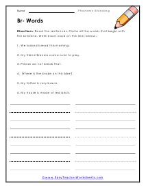 Br- Worksheet