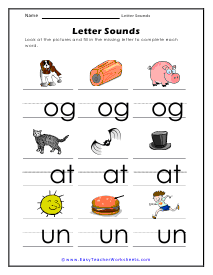 Picture Worksheet