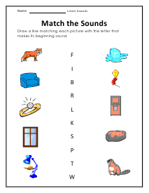 Match the Pitch Worksheet