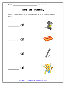 at Family Worksheet