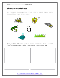 Say It, Draw It Worksheet