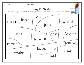 Coloring Worksheet