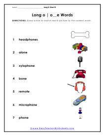 Picture Match Worksheet