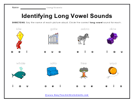 Extra Vowels Worksheet
