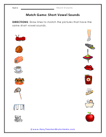 Match Worksheet