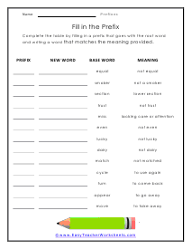 Complete It Worksheet