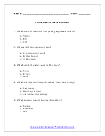 Tools Question Worksheet