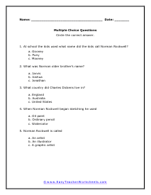 Rockwell Multiple Choice Worksheet