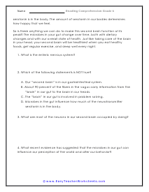 Second Brain Questions Worksheet