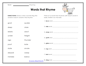 Sound Good Worksheet