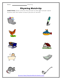 Match-Up Worksheet