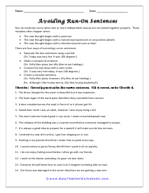 Correction Worksheet