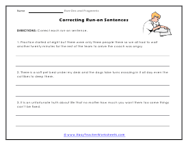 Correction Worksheet