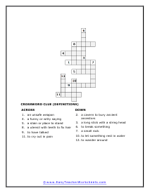 Alphabetical Order Worksheet