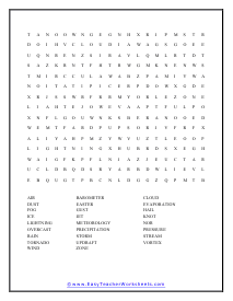 Word Find Worksheet