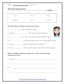 Past Words Worksheet