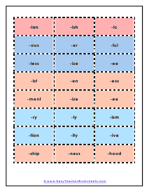 Rule: adding suffixes 's', 'ing' and 'ed' - Studyladder