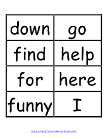 Word Wall words worksheet  Farm preschool, Word wall, Preschool