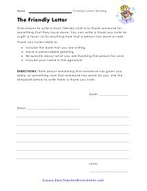 Short and Sweet Worksheet