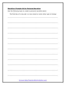 The First Day Worksheet