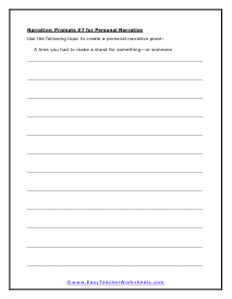 Stand For Something Worksheet