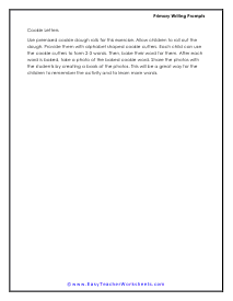 Cookie Letters Worksheet