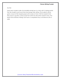 Go Fish Worksheet