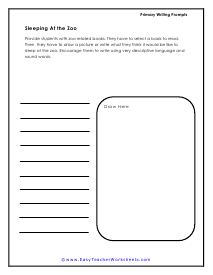 At the Zoo Worksheet