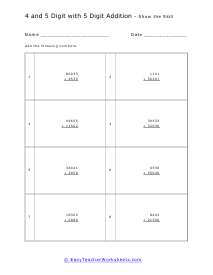 Show the Skill Worksheet