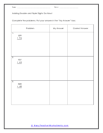 Do Now Worksheet