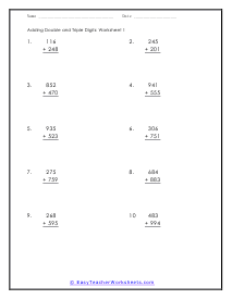 Spaced Out Worksheet 1