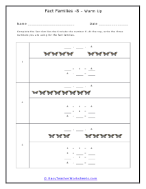 8 Facts Worksheet