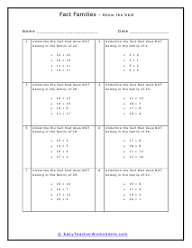 Multiple Choice Worksheet