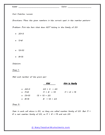 Independent Lesson Worksheet