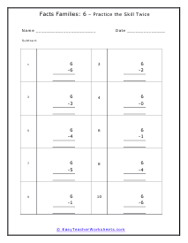 Double Line Worksheet