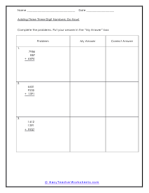 Do Now Worksheet