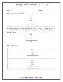 Try the Skill Worksheet