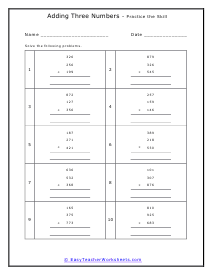 Practice the Skill Worksheet