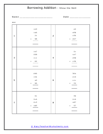 Show the Skill Worksheet