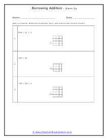 Warm-up Worksheet