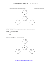 Making a Sum of 6 Lesson