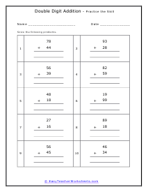 Practice Worksheet