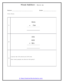 Skill Review Worksheet