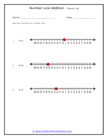 Warm Up Worksheet